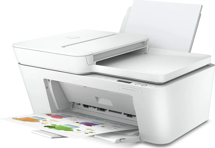 HP DeskJet Plus 4120e All-in-One weiß, Instant Ink, Tinte, mehrfarbig