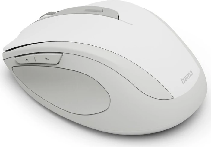 Hama WM-400 Silent Wireless 6-Button Mouse weiß/grau, USB
