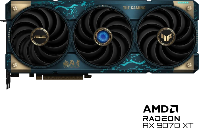 ASUS TUF Gaming Radeon RX 9070 XT Onimusha Special Edition, TUF-RX9070XT-O16G-ONIMUSHA, 16GB GDDR6, HDMI, 3x DP