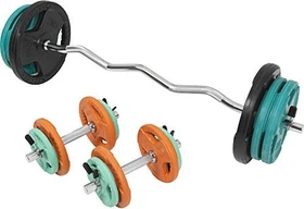 Gorilla Sports Gripper Federverschluss Sz-Curl Set 35kg
