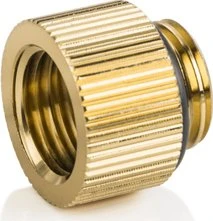 Bitspower Touchaqua Verlängerung G1/4" auf G1/4", 10mm, True Brass, 2er-Pack