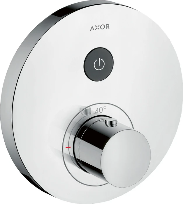 Hansgrohe Axor ShowerSelect rund Thermostat mit 1 Ventilen edelstahloptik