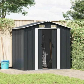 vidaXL Metall Gerätehaus 204x132cm anthrazit