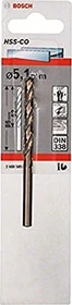 Bosch Professional HSS-Co Spiralbohrer, 5.1x52x86mm, 1 Stück