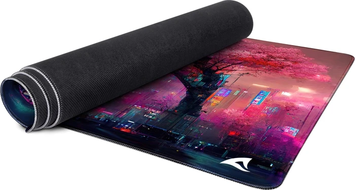 Sharkoon Skiller SGP40 D4, Mouse Mat, 1000x500mm, Cyberpunk City