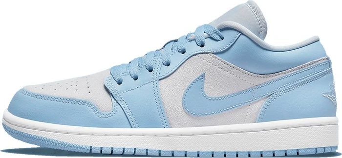 Nike Air Jordan 1 Low football grey/white/aluminum (Damen)