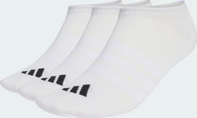 adidas Thin and Light No-Show Socken weiß/schwarz, 3 Paare