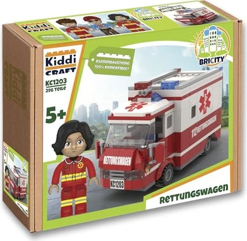 Kiddicraft Bricity Rettungswagen