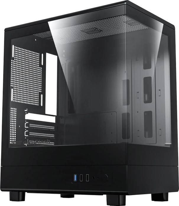 DarkFlash DB330M Black, inkl. 3x Lüfter, V2, Glasfenster