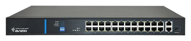 Avizio SU Rackmount Switch, 25x RJ-45, 1x RJ-45/SFP, 250W PoE+
