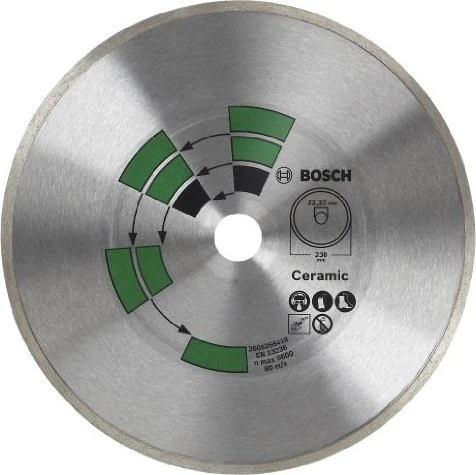 Bosch DIY Diamanttrennscheibe für Fliesen, 125x1.7x22.23mm, 1 Stück