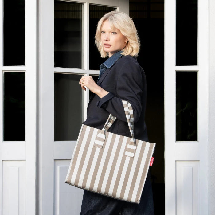 Reisenthel daily Shopper summerstripes coffee