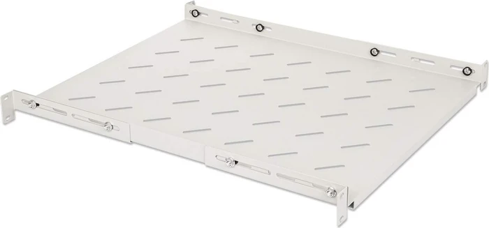 Intellinet 19" Fachboden zur Festmontage, grau, 550mm Einbautiefe, 1HE
