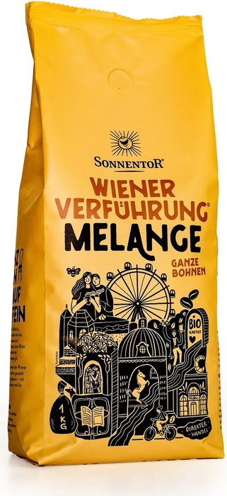 Sonnentor Wiener Verführung Melange Bio Kaffeebohnen, 1.00kg