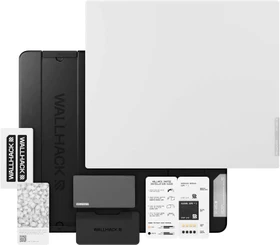 Wallhack SkyPAD SP-005 Glass Pad 5.0 Glas-Gaming-Mauspad, 510x440mm, weiß