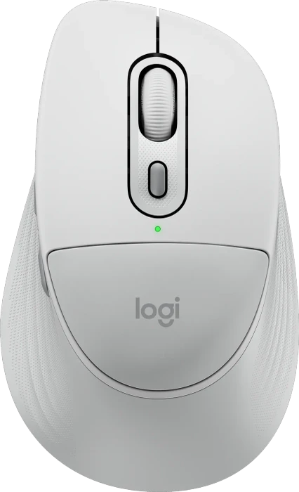 Logitech Signature Comfort Plus M850 L, Off-White, Logi Bolt, USB/Bluetooth