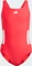 adidas 3-Streifen C-Back Badeanzug pure ruby/white (Junior) Vorschaubild