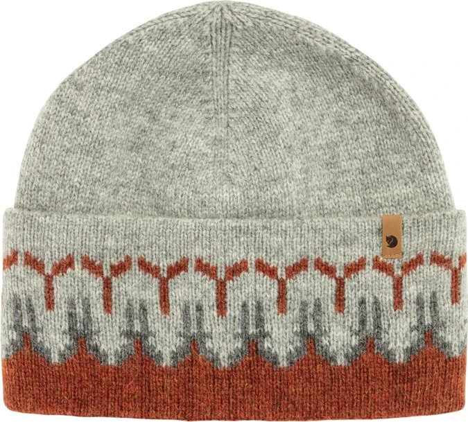Fjällräven Övik Path Knit Beanie autumn leaf/grey