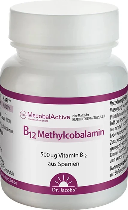 Dr. Jacob's B12 Methylcobalamin, 60 Stück