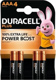 Duracell Plus Power Boost Micro AAA, 4er-Pack