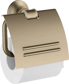 Hansgrohe AXOR Montreux Toilettenpapierhalter mit Deckel brushed nickel