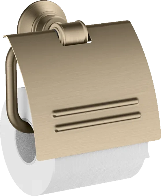 Hansgrohe AXOR Montreux Toilettenpapierhalter mit Deckel brushed nickel