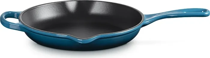 Le Creuset Signature Gusseisen Brat-/Servierpfanne rund 23cm deep teal