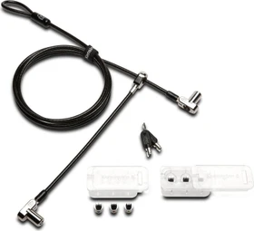 Kensington Universal 3-in-1 Keyed Cable Lock - Twin Lockheads