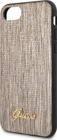 Guess Hard Cover Lizard für Apple iPhone SE (2020) gold