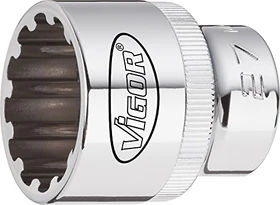 Vigor Außenzwölfkant Steckschlüssel 1/4", 10x25mm