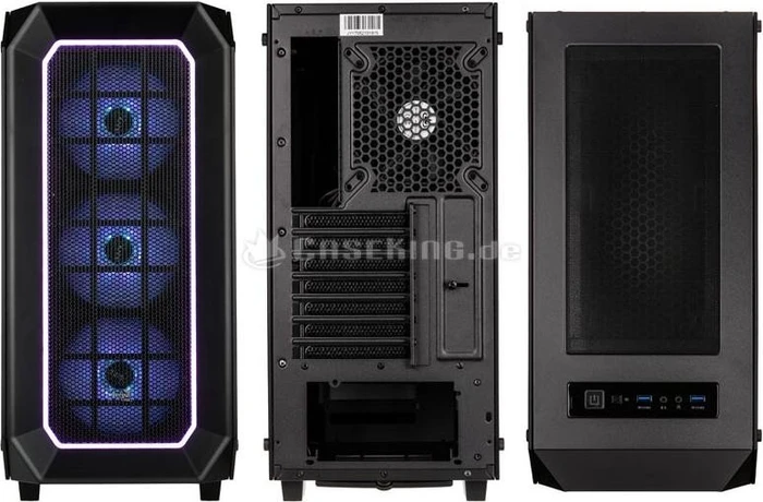 AeroCool Project7 P7-C0 Pro schwarz, Glasfenster