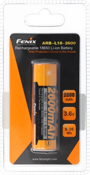 Fenix ARB-L2-2600 Li-Ion 18650 2600mAh