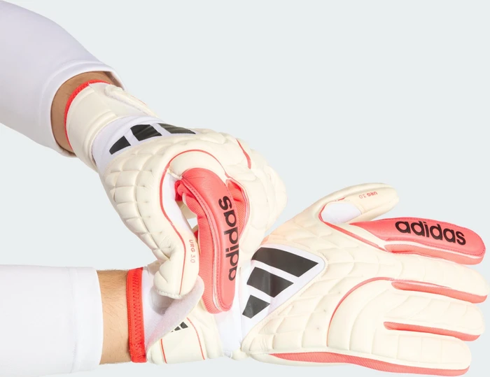 adidas Copa Torwarthandschuhe white/lucid red/black