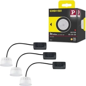 Paulmann LED-Modul Choose Coin non-Dim rund 6W Einbauleuchte, 3 Stück