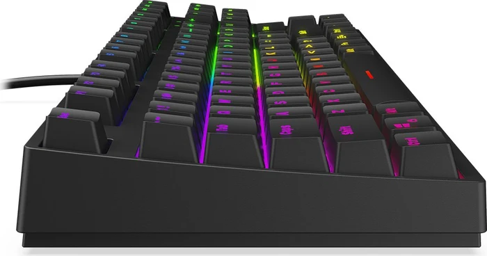 Krux Atax Pro RGB, TKL, schwarz, LEDs RGB, Gateron RED, USB, US