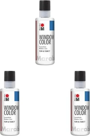 Marabu Window Color fun & fancy Malfarbe Glas/Porzellan, weiß, 80ml