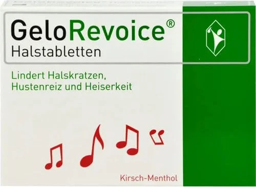 GeloRevoice Halstabletten Klassik Kirsch-Menthol, 60 Stück