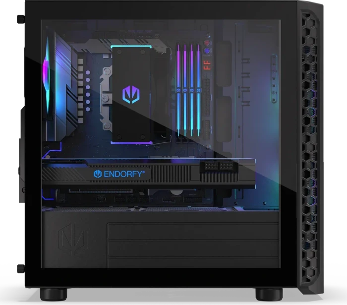 Endorfy Signum M30 ARGB Black, Glasfenster