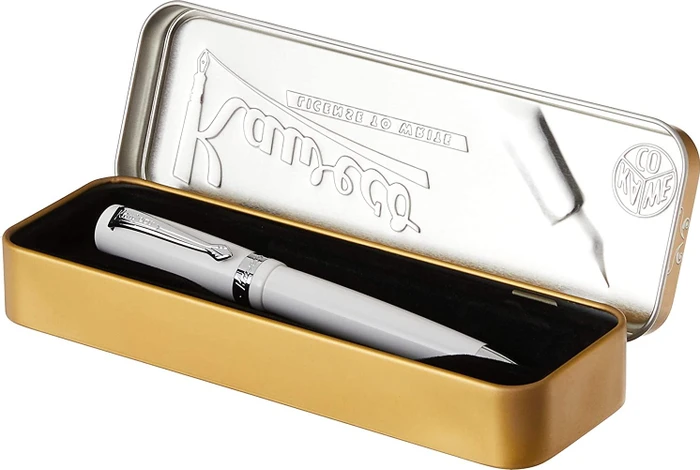 Kaweco Student Kugelschreiber weiß/silber