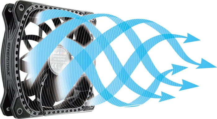 Enermax SquA RGB, LED-Steuerung, 120mm, 3er-Pack