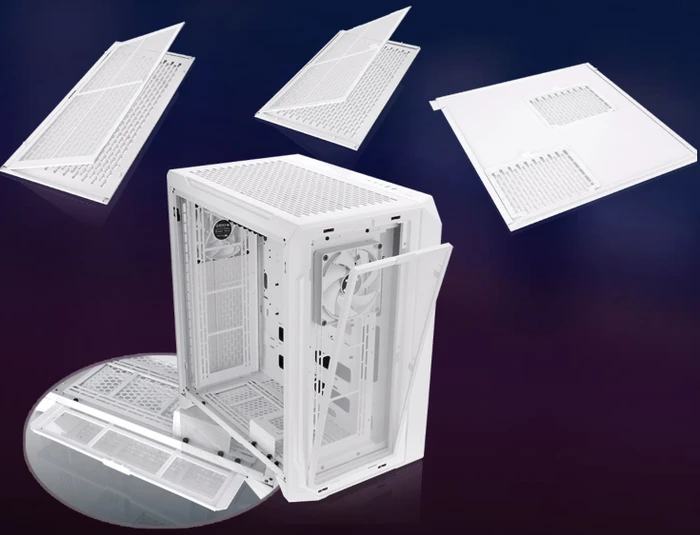 Thermaltake CTE C700 Air Snow, weiß, Glasfenster
