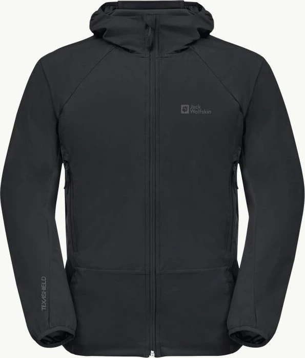 Jack Wolfskin Eagle Peak II Hoody Funktionsjacke schwarz (Herren)