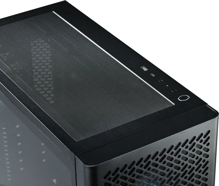 Cooler Master Elite 502 Black, Glasfenster