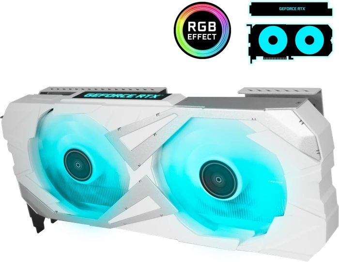 KFA2 GeForce RTX 3060 Ti EX White (1-Click OC), 8GB GDDR6, HDMI, 3x DP