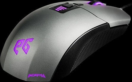 GeIL EpicGear Morpha Gaming Mouse gunmetal/schwarz, USB