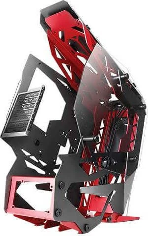 Antec Torque, anthrazit/rot, Glasfenster