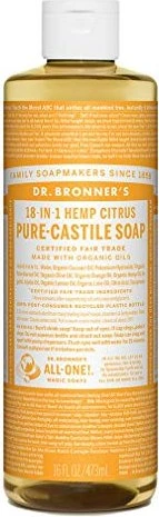 Dr. Bronner 18-in-1 Naturseife Zitrus-Orange