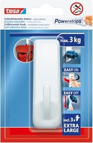 tesa Powerstrips Haken XL weiß, 1 Stück