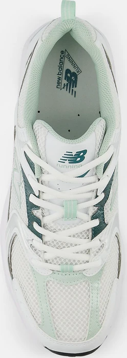 New Balance 530 white/new spruce/clay ash
