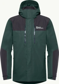 Jack Wolfskin Jasper 3in1 Funktionsjacke black olive (Herren)